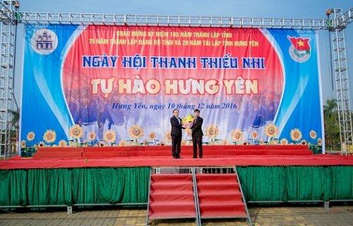 Chi đoàn trường chính trị Nguyễn Văn Linh tham dự ngày hội chào mừng 185 năm thành lập tỉnh, 75 năm thành lập Đảng bộ tỉnh và 20 năm tái lập tỉnh.