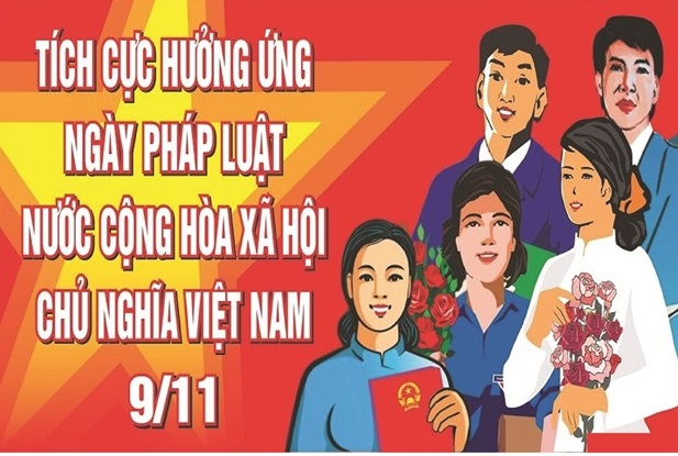 TUYÊN TRUYỀN NGÀY PHÁP LUẬT VIỆT NAM 09/11