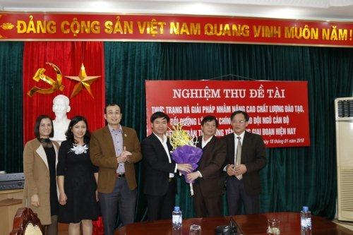 Trường Chính trị Nguyễn Văn Linh bảo vệ thành công đề tài khoa học cấp Tỉnh năm 2017