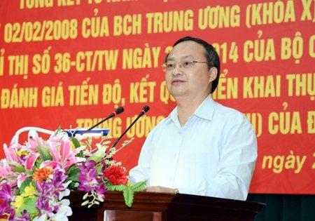 Hưng Yên: Tổng kết việc thực hiện Nghị quyết số 22 của Ban Chấp hành Trung ương khóa X và Chỉ thị số 36 của Bộ Chính trị khóa XI; đánh giá tiến độ, kết quả triển khai thực hiện Nghị quyết Trun