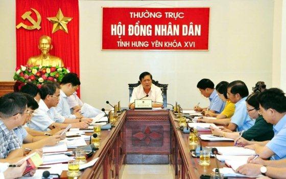 Thống nhất dự kiến nội dung, chương trình kỳ họp thứ chín, HĐND tỉnh khoá XVI